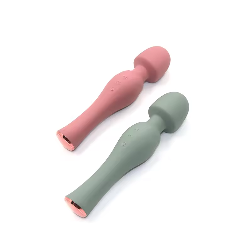 คุณภาพสูงแบบพกพากันน้ำการสั่นสะเทือนนวด Clitoral กระตุ้น AV Vibrator Wand 20 โหมดของเล่นเซ็กซี่