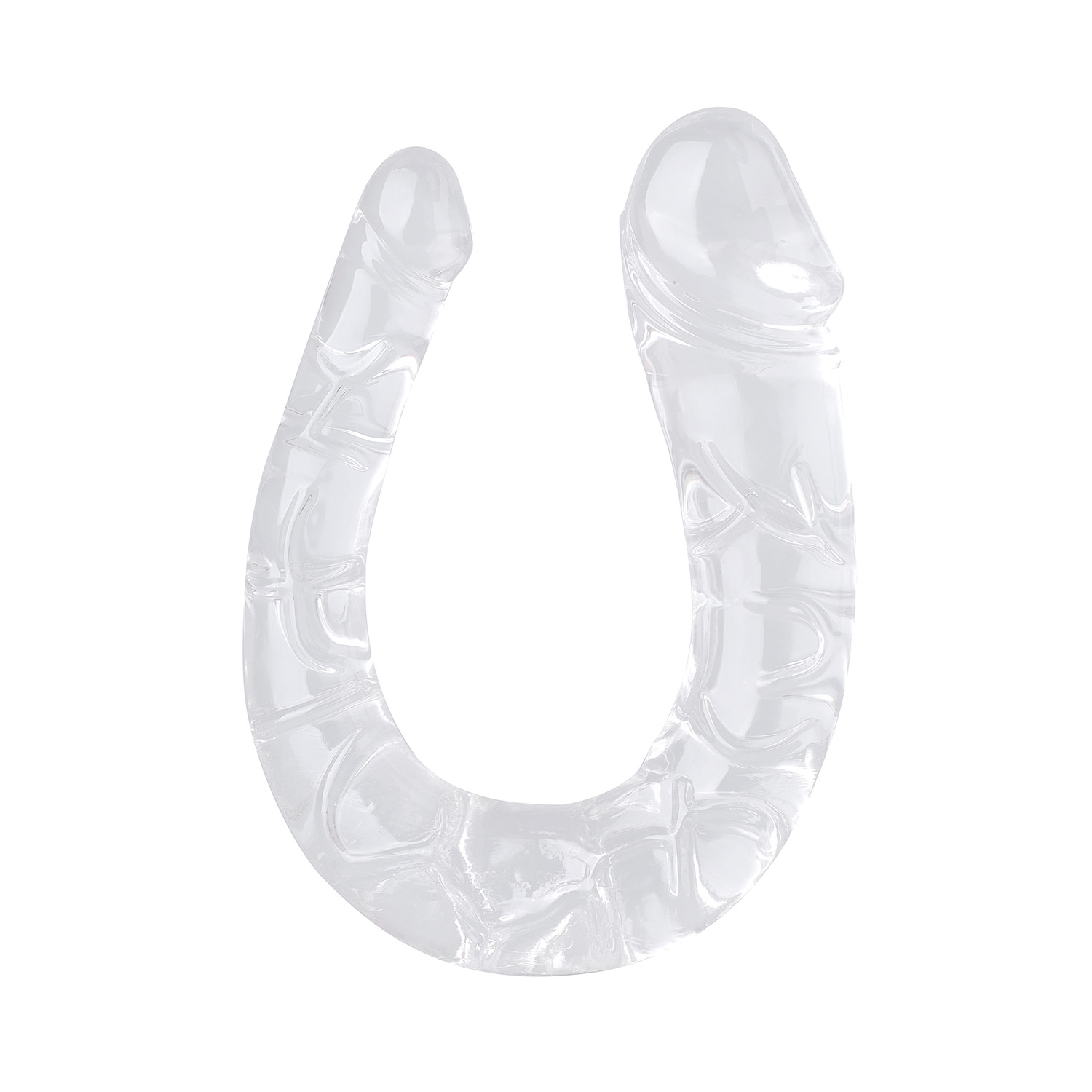 U Shape Soft Jelly Double Dildos Anal Butt Plug G-Spot ช่องคลอด Masturbator เพศของเล่นสำหรับผู้หญิง